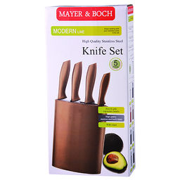 29658 Набор ножей 4пр + подставка MВ (х6) - Mayer&boch фото 3