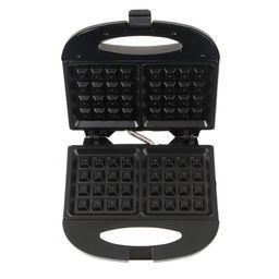 Электровафельница Luazon LT-09, 750 Вт, венские вафли, антипригарное покрытие, чёрная