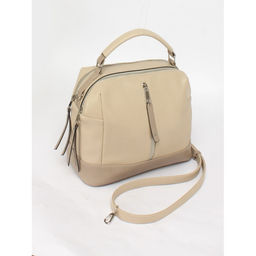 Сумка женская искусственная кожа ADEL-225/ММ, 2отд+плеч/рем, беж/кофе 252188