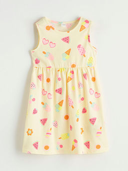 Desenli K?z ?ocuk Elbise