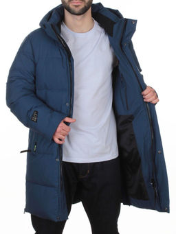 6591 BLUE Куртка мужская зимняя (200 гр. холлофайбер)