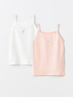 Kare Yaka K?z ?ocuk Atlet 2li