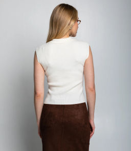 Топ #КТ060 (1), кремовый