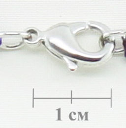 Опал (Перу) фиолетовый, мелкая галька 5мм, бусы длиной 44,,,49см