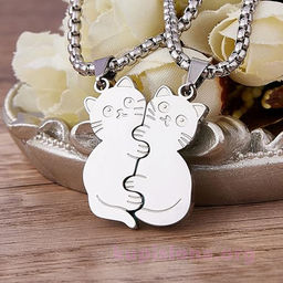 Парные подвески Kitty hugs