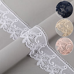 Гипюр Gamma 80 мм GGM-8001 в рулоне 10 м 0.2 Турция