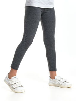 Бриджи лосины однотонные 22-7507 серый - Mini maxi фото 4