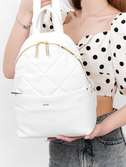 LACCOMA рюкзак Виолла-Л815-белый эко кожа хлопок