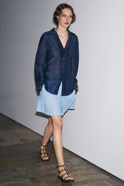 ZW COLLECTION SILK SHIRT - Zara фото 5