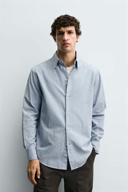 REGULAR FIT CHECK SHIRT - Zara фото 2