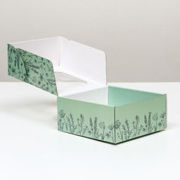 Цена за 5 шт. Коробка самосборная, с окном, Для тебя 19 х 19 х 9 см - UPAK LAND фото 5