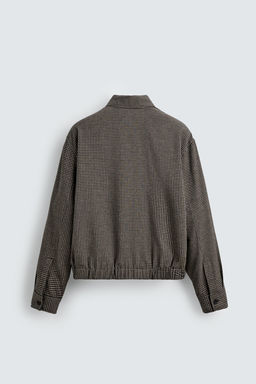 SOBRECAMISA CUADROS / Gris - Zara фото 9
