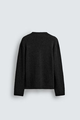 SHINY TEXTURED CARDIGAN