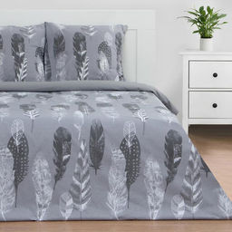 Постельное бельё Этель 1.5 сп Перья (вид 2) 143х215 см, 150х214 см, 70х70 см 2 шт,поплин 125 г/м2