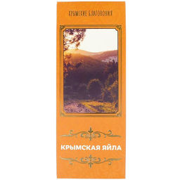 Натуральные благовония "Крымская Яйла" 10 палочек d.5мм L.10см с подставкой