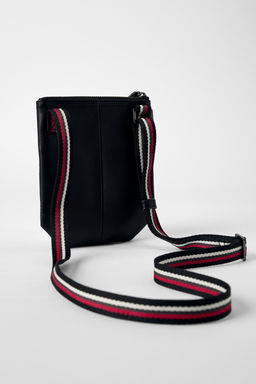 LEATHER CROSSBODY BAG BOBBY GILLESPIE X ZARA  фото 3