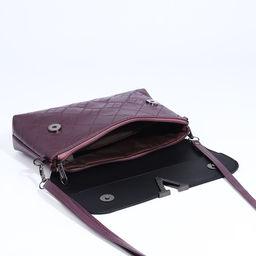 Сумка-клатч на магните, длинный ремень, цвет фиолетовый - Simaland фото 7