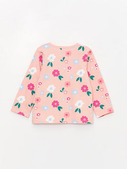 Bisiklet Yaka Bask?l? K?z Bebek Pijama Tak?m? - Waikiki фото 3