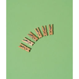 Гирлянда бумажная с прищепками «Новогодняя», длина 150 см