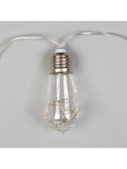 Гирлянда Нить 3 м с насадками Лампа, IP20, прозрачная нить, 80 LED, свечение тёплое белое, 8 режимов, 220 В - Luazon lighting фото 9