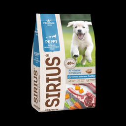 Сухой корм для щенков и молодых собак, ягненок с рисом 91829