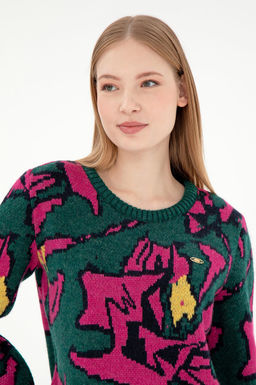 Женский темно-зеленый свитер Неожиданная скидка в корзине - U.s. polo assn фото 2