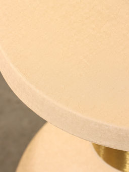 Столик кофейный «Песочные часы», 35×35×42.5 см, белый с золотом