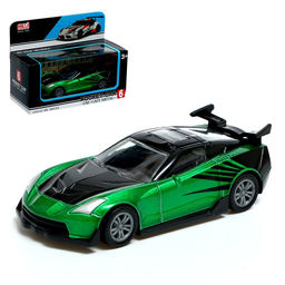 Машина металлическая Гоночная, инерция, МИКС