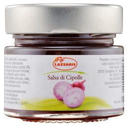 Соус Lazzaris овощной сладко-пикантный из красного лука 100 г, стекло, ИТАЛИЯ