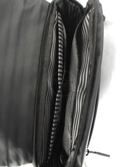 Сумка мужская текстиль HSH-1100-52, 1отд, плечевой ремень, черный SALE 259016 - Bobo фото 3