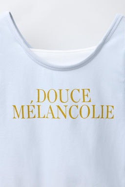 DOUBLE SLOGAN BODYSUIT - Zara фото 3