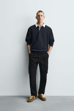 RELAXED FIT CARGO TROUSERS - Zara фото 10