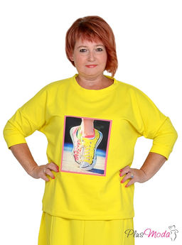 Туника Модель №1327 размеры 44-84 - Plusmoda фото 3