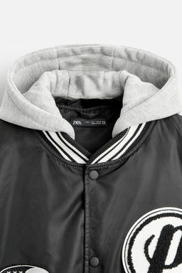 HOODED JACKET WITH PATCHES - Zara фото 9