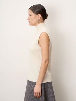 Джемпер женский из кашемира 6051 кремовый