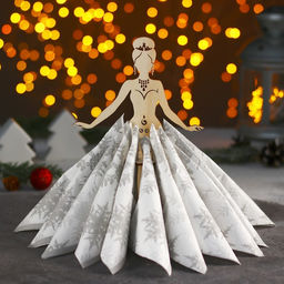 Салфетница деревянная Доляна Прекрасная невеста, 21,514,5 см