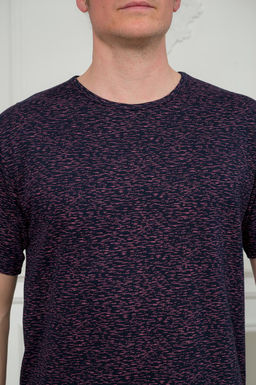 Футболка мужская из кулирки тёмно-синий - Амадэль фото 4