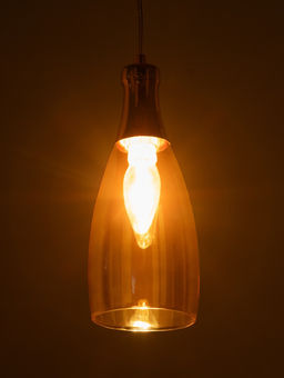 Светильник подвесной 06979/1HQ, 1×40 Вт, E14, золотистый