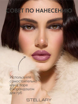 Stellary Глянцевая стойкая помада Wild Chic collection тон 01  фото 4