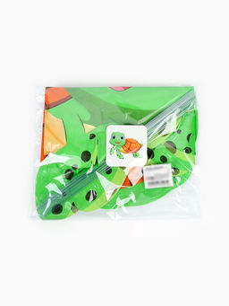 Воздушные шары фольгированные 22" «Черепашка», набор 5 шт., с палочкой