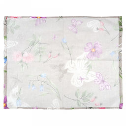 Салфетка хозяйственная 50х60см "Лето", вафельное полотно, хлопок 100%, плотность 245г/м2, без упаковки, "Домашняя мода" (Россия)