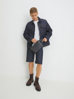 Мужская поясная сумка CALZETTI ADAM R Артикул 2437965, темно-коричневый  фото 5