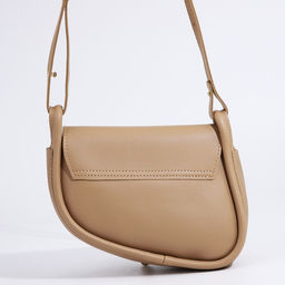 Сумка из искусственной кожи, 20х16х8.5 см, бежевый цвет - Nazamok фото 3