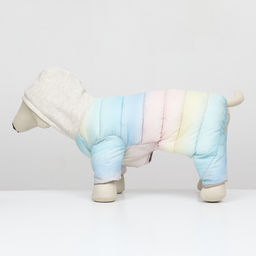 Комбинезон Для прогулки, размер 14 (ДС 28 см, ОГ 42 см, ОШ 31 см), пастельный - Simaland фото 4