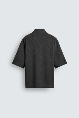 CAMISA RELAXED FIT RELIEVE / Gris Antracita - Zara фото 7