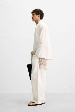 STRIPED TEXTURED SHIRT - Zara фото 4