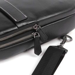 Мужская сумка, кожа, MIRONPAN 226315 Черный  фото 4