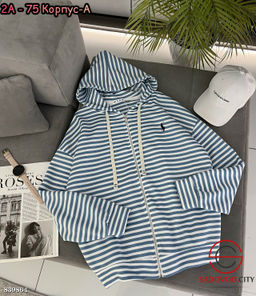 Толстовки в полоску на молнии - Bruno фото 3