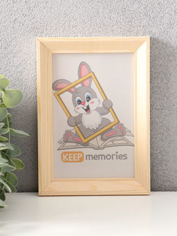 Цена за 2 шт. Фоторамка для фото 10×15 см Keep memories, белое дерево, (пластиковый экран)