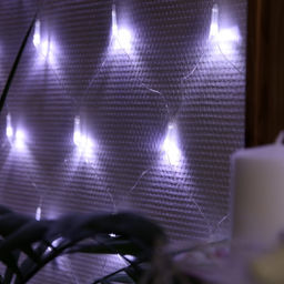 Гирлянда Сеть 1.6?1.6 м, IP20, прозрачная нить, 144 LED, 8 режимов, 220 В, свечение белое - Luazon lighting фото 3